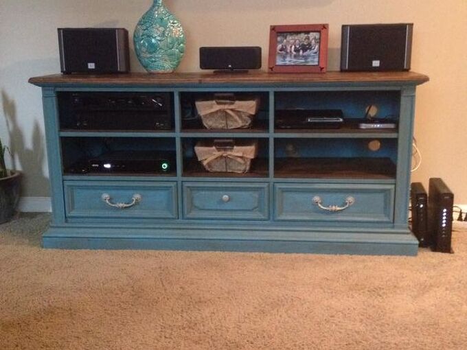 Dresser To Entertainment Center Redo Hometalk