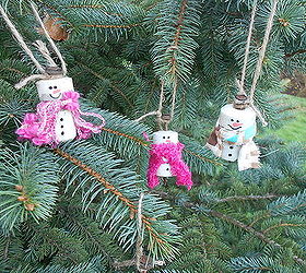 how to make snowmen ornaments from electric fence insulators, christmas decorations, crafts, seasonal holiday decor
