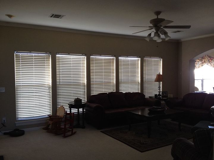 window treatment help, home decor, window treatments, windows, Downstairs