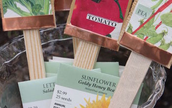 Seed Package Garden Markers