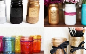 5 Ways to Color Mason Jars
