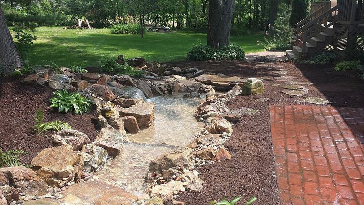 crown point pondless waterfall, landscape, ponds water features