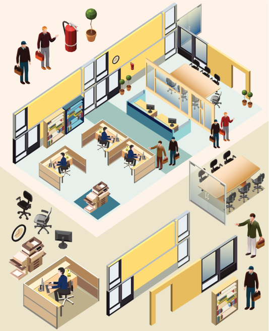 tips on how to better organize your office space, how to, organizing