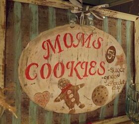 create a rusty tin cookie sign, crafts, home decor, repurposing upcycling, seasonal holiday decor
