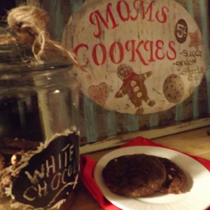 cartel de galletas de hojalata oxidada