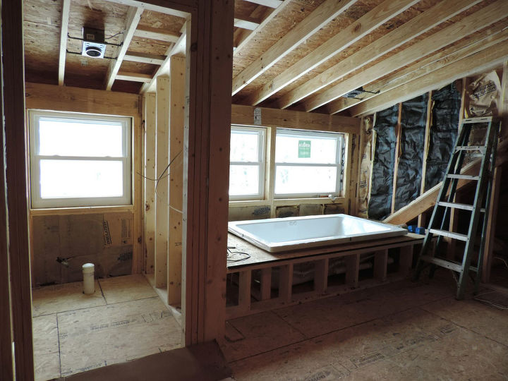 attic to master bath transformation, bathroom ideas, home improvement