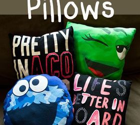 how to make a t shirt pillow, home decor, repurposing upcycling, reupholster