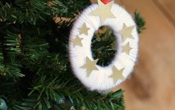 Yarn Wrapped Ornaments