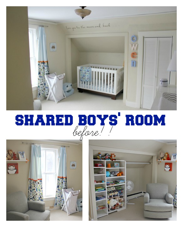 shared boys room bedroom makeover ideas, bedroom ideas, home decor