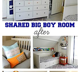 shared boys room bedroom makeover ideas, bedroom ideas, home decor