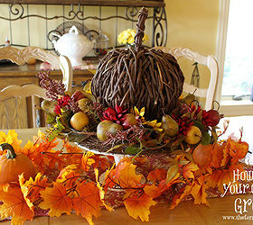 easy thanksgiving centerpiece ideas, crafts, seasonal holiday decor, thanksgiving decorations