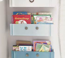 how to upcycled dresser drawers into shelves, painted furniture, repurposing upcycling