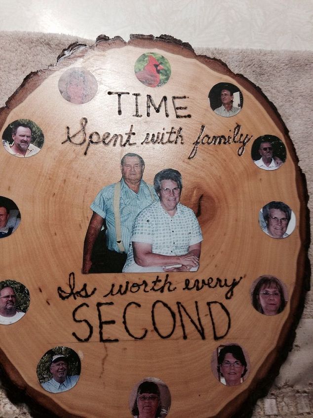 reloj familiar que hicimos mi marido y yo