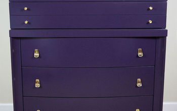 Mid Century Dresser Gets the Royal Purple Treatment