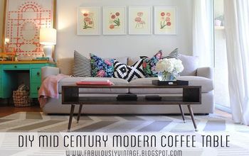 DIY Mid Century Modern Coffee Table