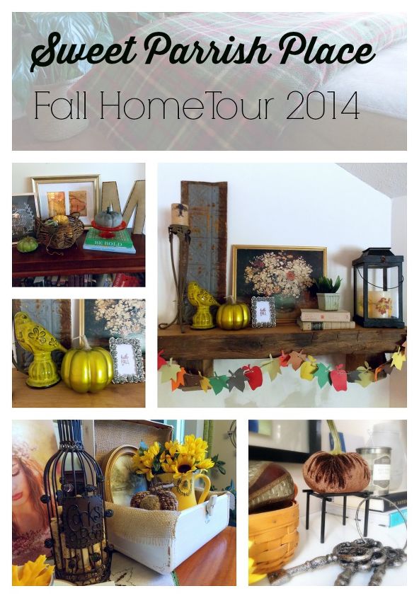 colorful fall home tour, seasonal holiday decor