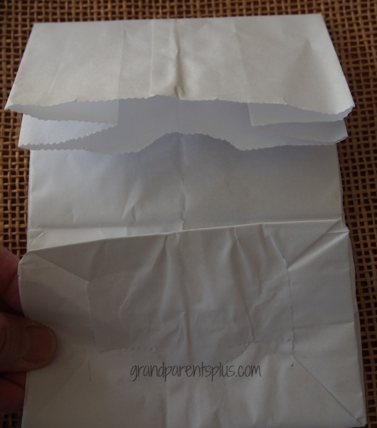 bolsa de regalo del mueco de nieve una manualidad para la clase o individual