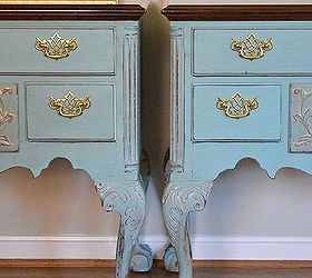 painting a pair of french henredon tables, painted furniture
