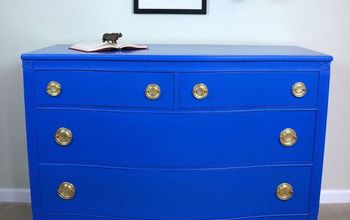 A Vintage Dresser Jazzed up in Blue