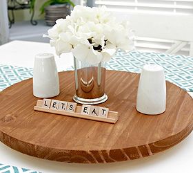 how to make a lazy susan for table or kitchen counter, countertops, kitchen design, organizing
