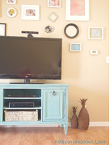 how to turn a buffet into a tv stand, how to, painted furniture