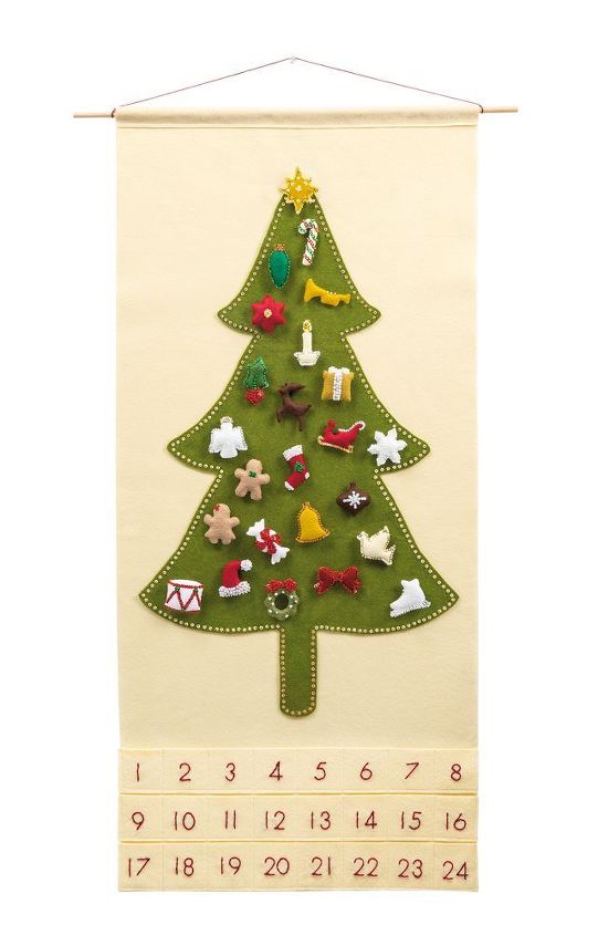 how to make a handmade christmas advent calendar, christmas decorations, crafts, seasonal holiday decor