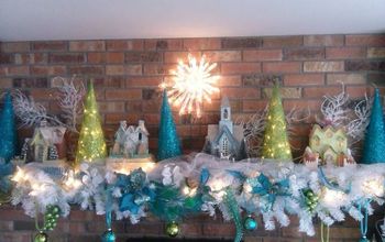 Christmas Fireplace Mantel 2014