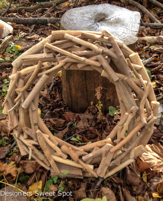 how to make a rustic wooden wreath, crafts, seasonal holiday decor, wreaths