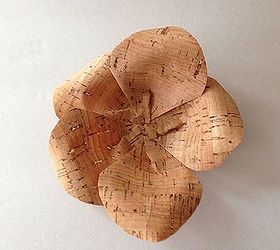 cork ribbon flowers, crafts, how to