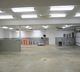 how to set up a classic auto garage, garages, tile flooring, tiling, Before