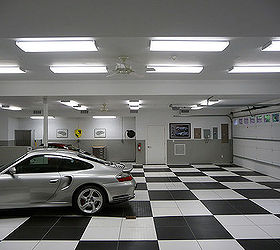 how to set up a classic auto garage, garages, tile flooring, tiling, After