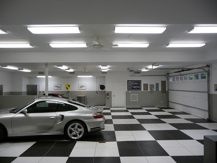 how to set up a classic auto garage, garages, tile flooring, tiling, After