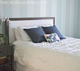 bedroom update using fan and new bedding, bedroom ideas