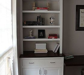 home office remodel with home made built ins, closet, home decor, home improvement, home office, woodworking projects