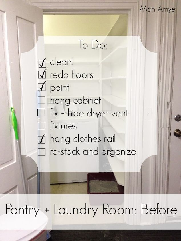 pantry laundry room makeover idea, closet, laundry rooms