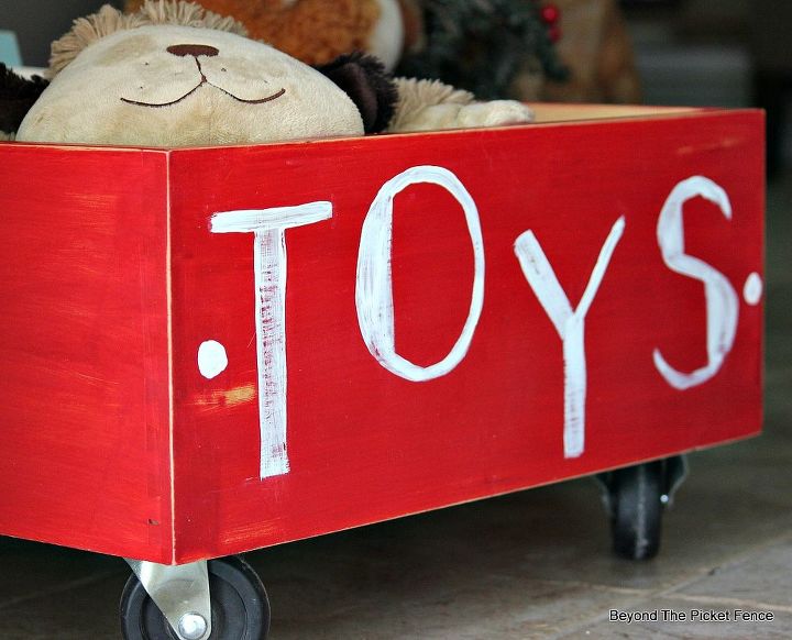 how to make a drawer toy box, painted furniture, seasonal holiday decor