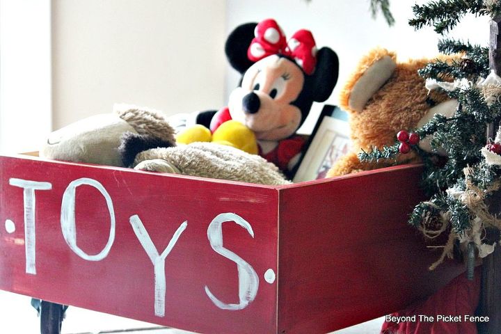 how to make a drawer toy box, painted furniture, seasonal holiday decor