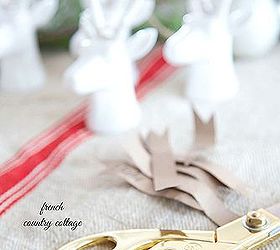 how to make reindeer ornament place card holders, christmas decorations, seasonal holiday decor