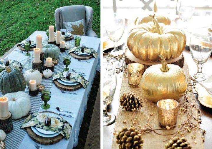 thanksgiving table decor ideas, seasonal holiday decor, thanksgiving decorations