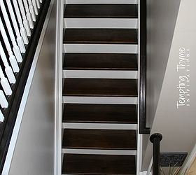 change carpeted stairs to wooden stairs, diy, flooring, hardwood floors, stairs