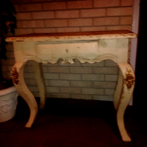 no nails in antique piece advice, painted furniture, repurposing upcycling