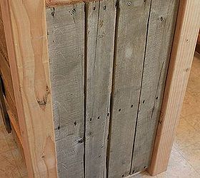 how to make a pallet kitchen island for less than 50 dollars, diy, kitchen design, kitchen island, pallet, repurposing upcycling, woodworking projects