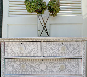 how to0design a pearl inlay inspired dresser, chalk paint, painted furniture