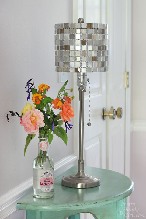 how to make a mosaic tile lamp shade, how to, lighting