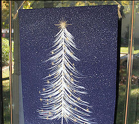 anthropologie inspired christmas tree tapestry to make, crafts, home decor, seasonal holiday decor