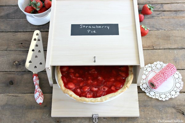 how to make a woodern pie box for the holidays, crafts, diy, home decor, woodworking projects