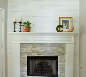 fireplace makeover idea, diy, fireplaces mantels, painting, woodworking projects