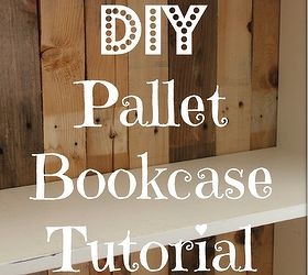 diy pallet bookcase, diy, how to, pallet, repurposing upcycling, storage ideas