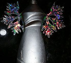 create an angel tree topper from a recycled plastic bottle, christmas decorations, crafts, repurposing upcycling, seasonal holiday decor