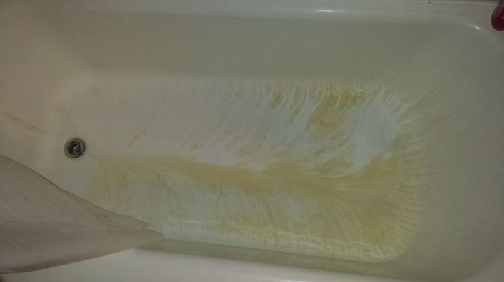 q deep bathtub stains, bathroom ideas, cleaning tips